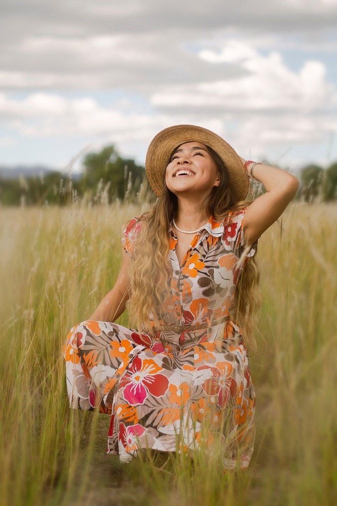 woman, field, portrait, outdoors, nature, smiling, happy, portrait, happy, happy, happy, happy, happy